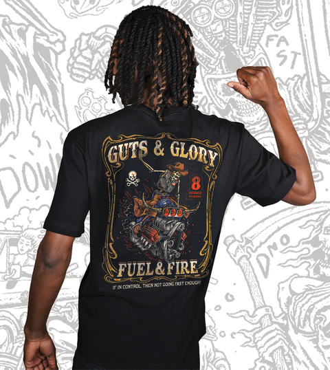 Guts & Glory Black Tee