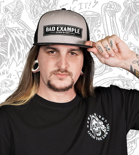 Bad Example Flat Bill Snap Back