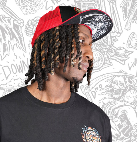 Grab of Death Flat Bill Snap Back