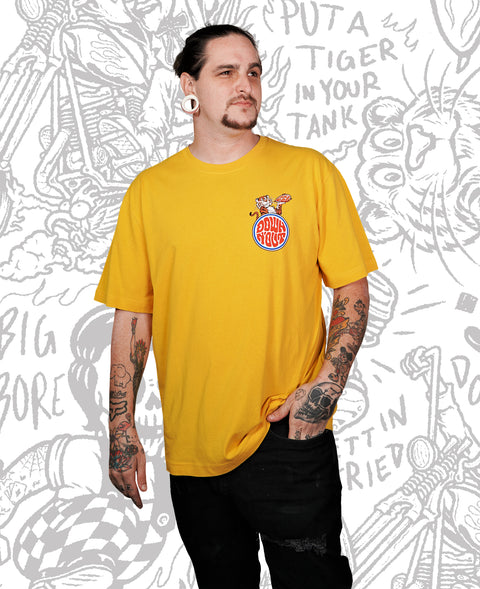 Tiger in Your Tank Mustard Yellow Tee