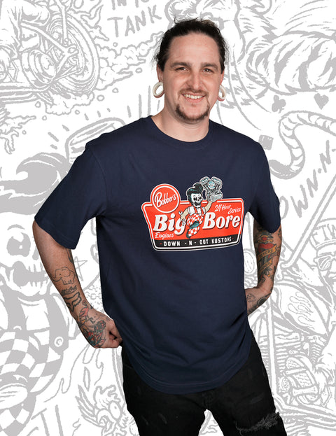 Big Bore Navy Blue Tee