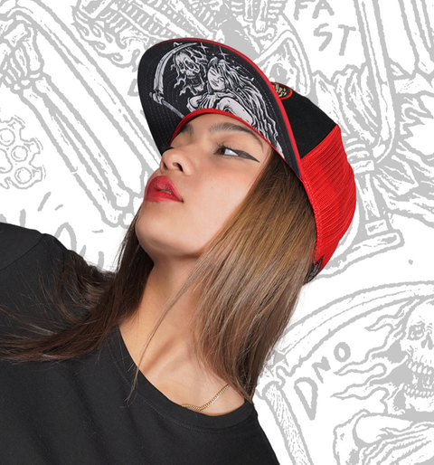 Grab of Death Flat Bill Snap Back