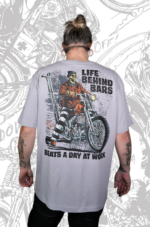 Life Behind Bars Gray Tee