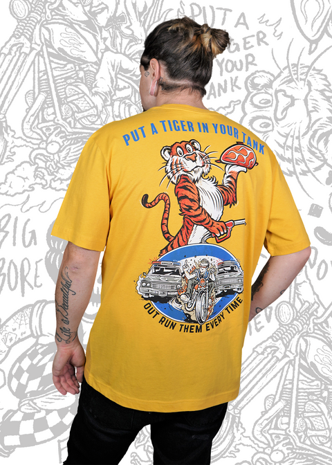 Tiger in Your Tank Mustard Yellow Tee