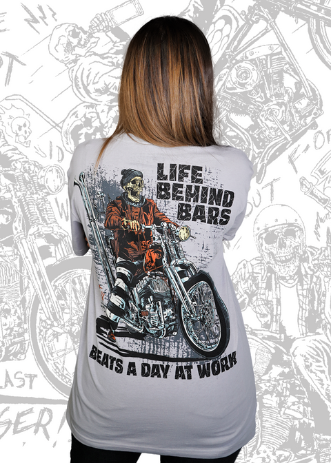 Life Behind Bars Gray Tee