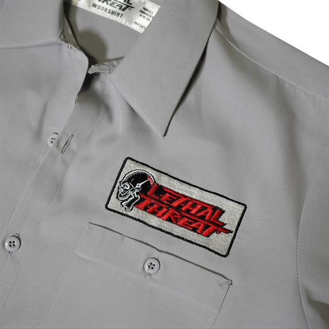 Bombs Away Pinup Printed Work Shirt / Shop Shirt