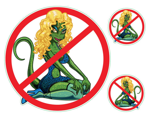 No Lot Lizards Decal