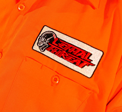 No Rest Printed Work Shirt / Shop Shirt