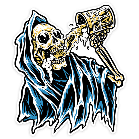 Beer Reaper Mini Decal / Sticker