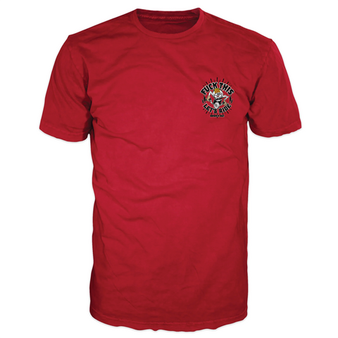 F This Let's Ride Red Tee