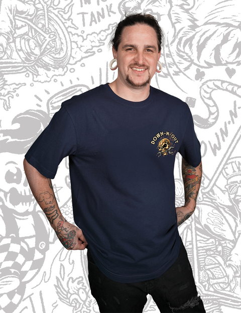 Spur & Spark Navy Blue Tee