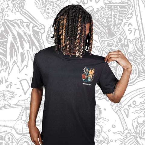 Gas, Ass Or Grass Black Tee