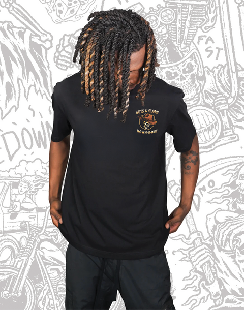 Guts & Glory Black Tee