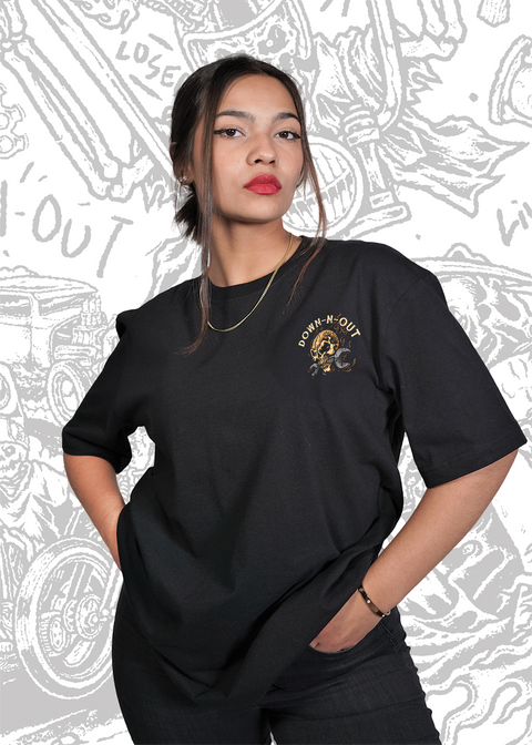 Spur & Spark Black Tee