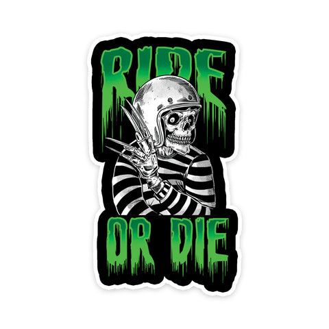 Ride or Die Mini Sticker
