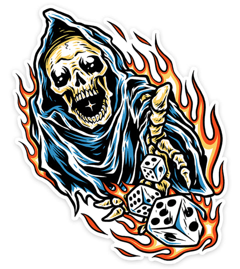 Dice Reaper Mini Decal / Sticker