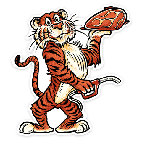 Tiger in Your Tank Mini Decal / Sticker